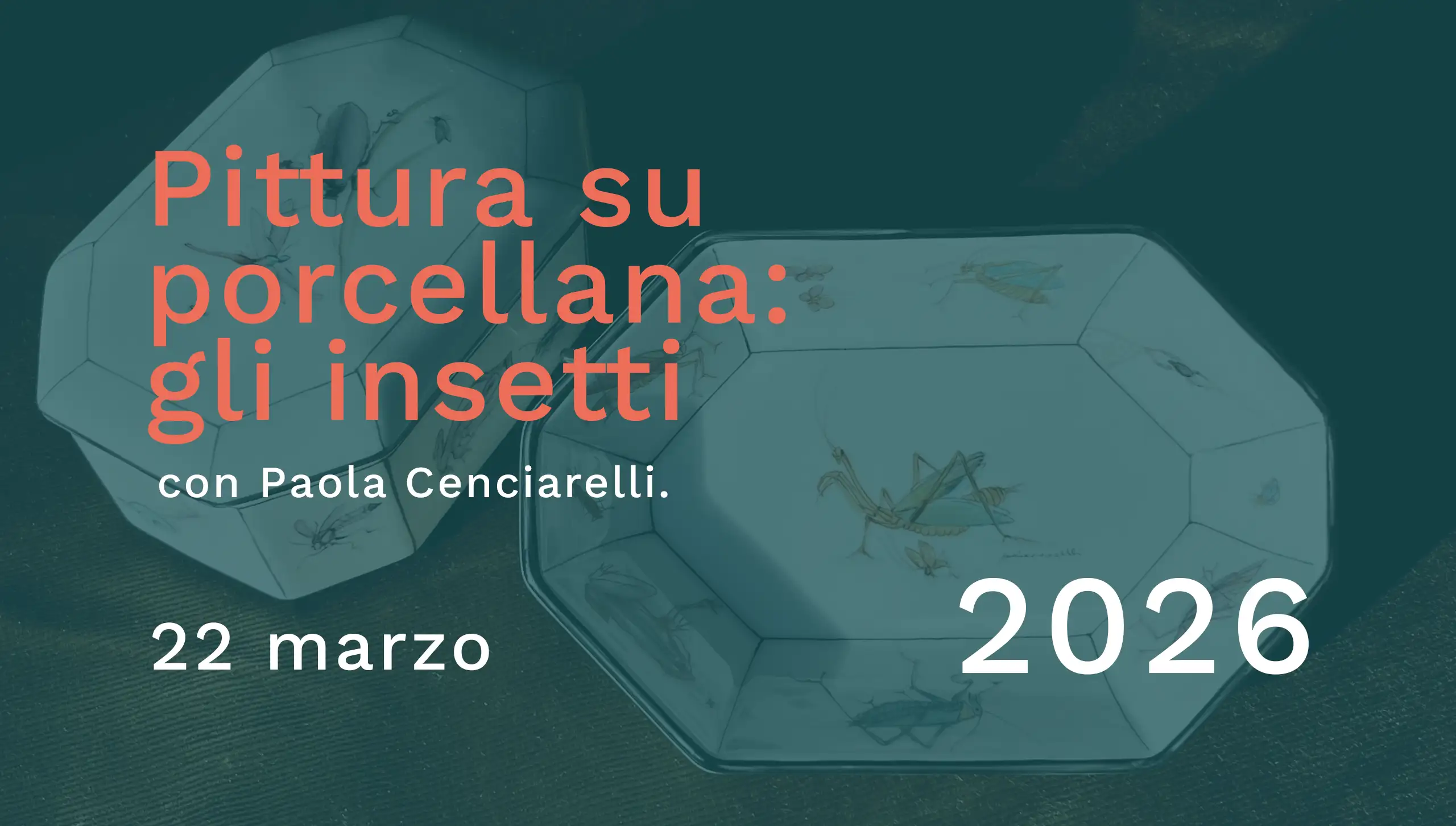 Pittura su porcellana marzo