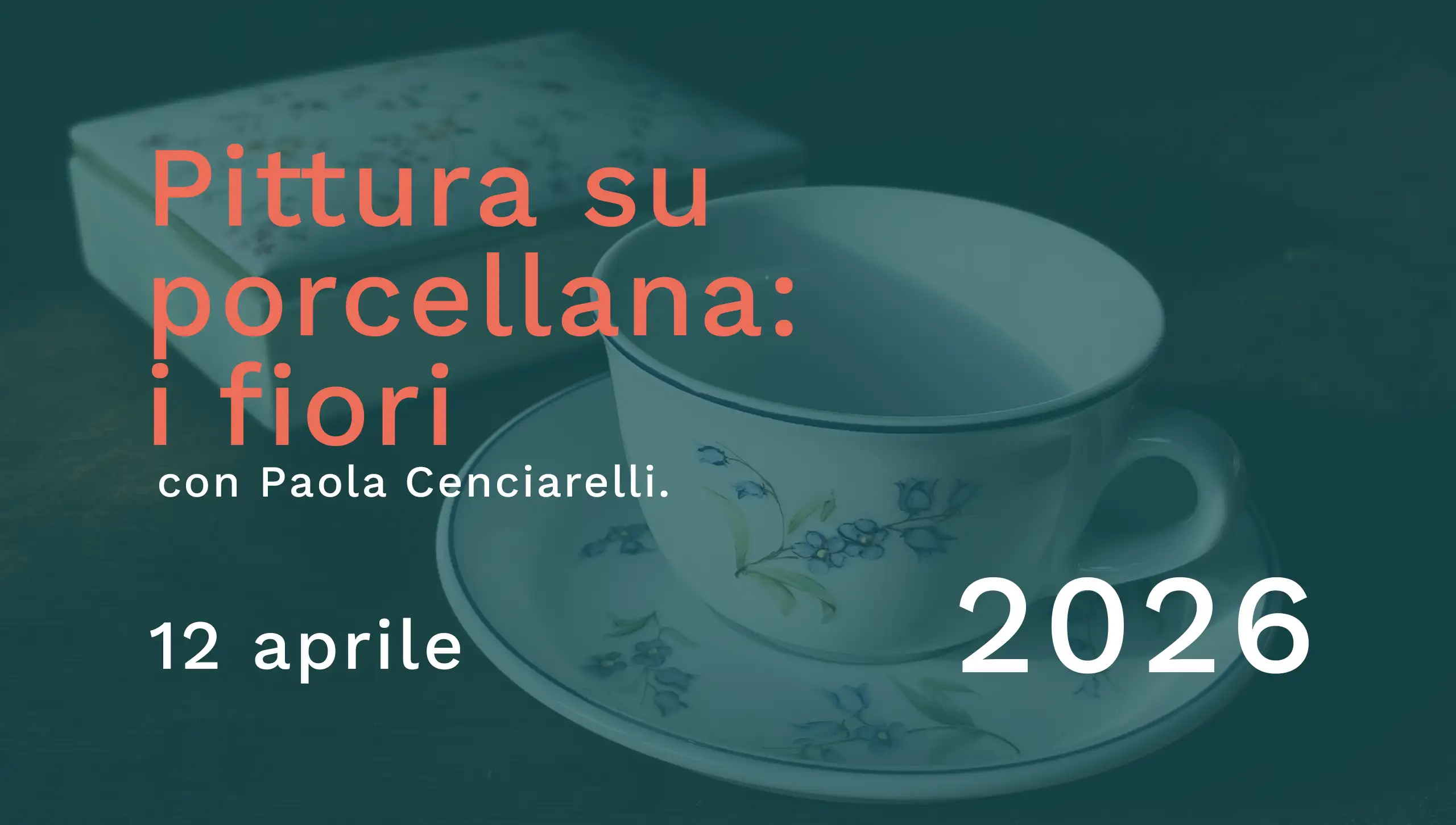 pittura porcellana i fiori